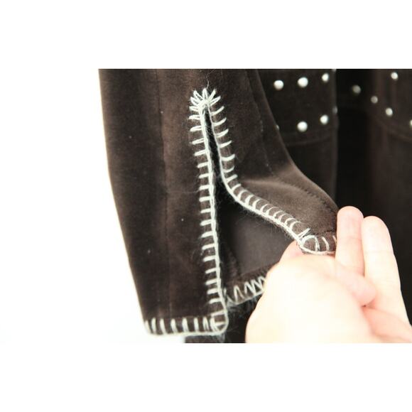 Vintage Y2K Brown Velour FUBU Jumpsuit One piece Plus Size 3X Bodycon Hip Hop - Picture 11 of 14